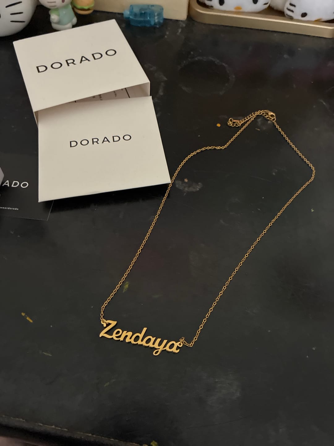 Customer photo review of Custom Name Necklace