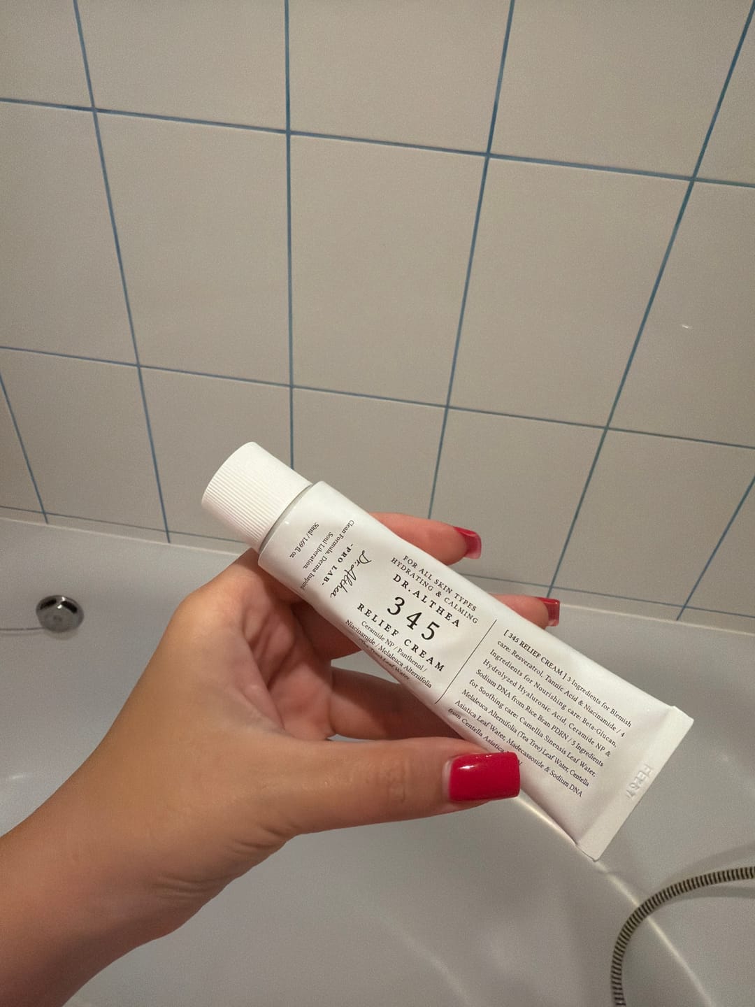Customer photo review of Nomierinošs krēms ar resveratrolu Dr. Althea 345 Relief Cream