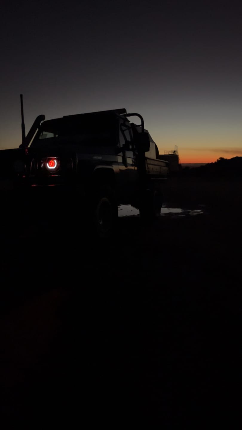 Customer photo review of 7" 'Angry Eye' Bi-LED Headlights