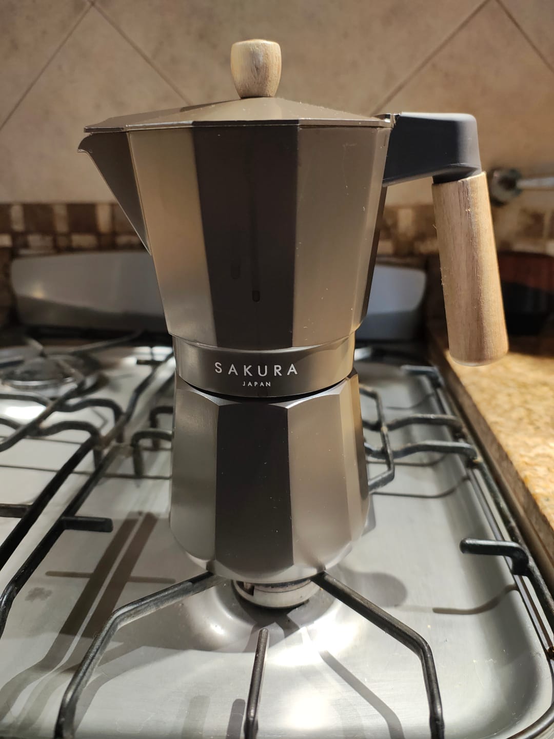 Customer photo review of Cafetera Moka Aurora