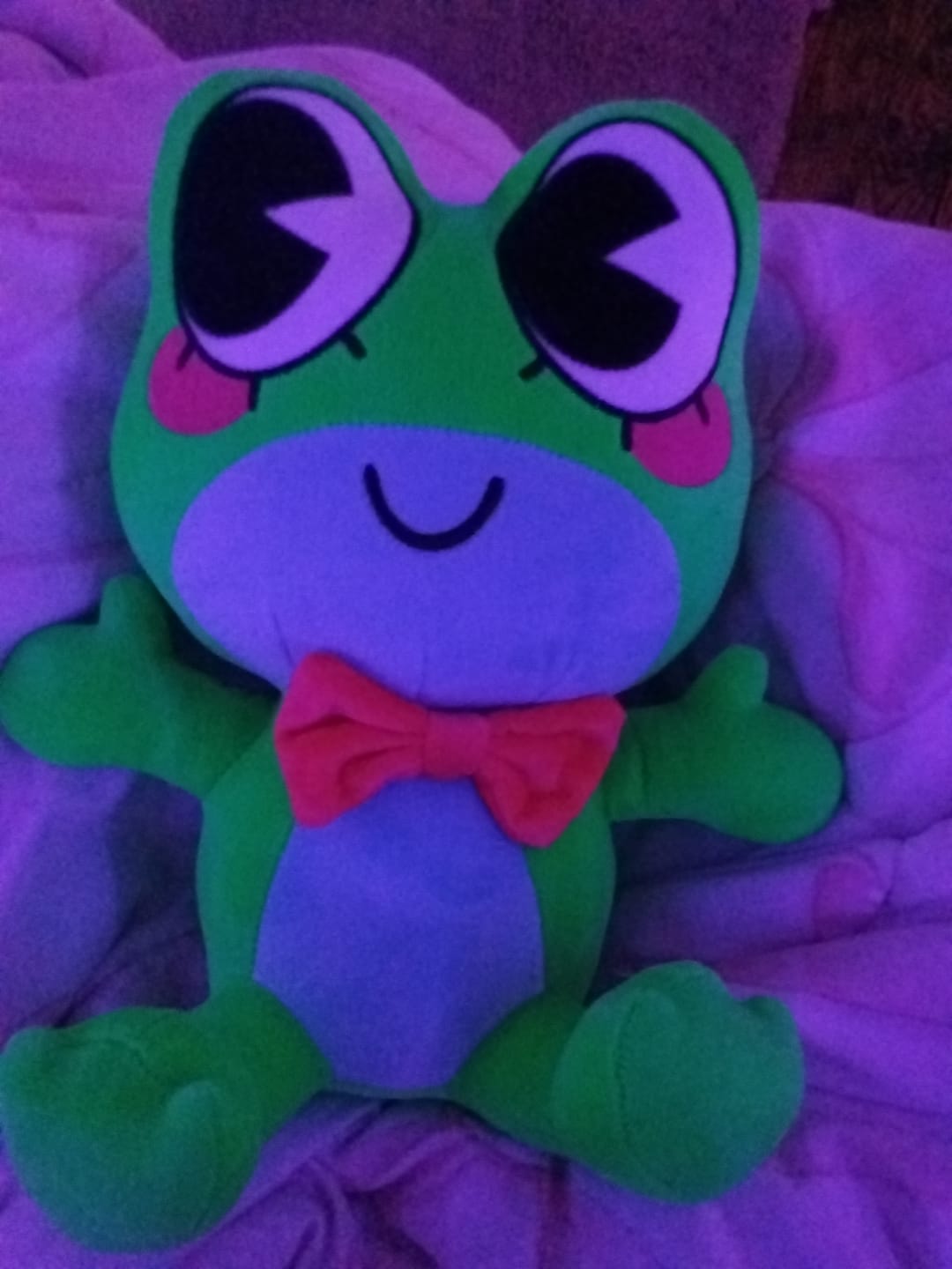 Customer photo review of Ribbit Plush