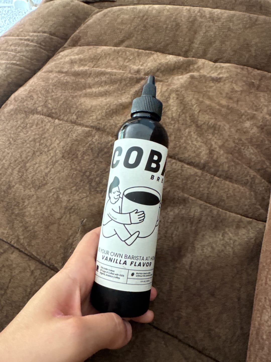 Customer photo review of COBA Coffee Concentrate. Brew 20 Cups of Coffee in Seconds