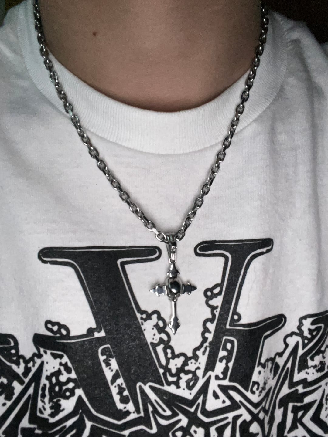 Customer photo review of DOWN YOUR THROAT PENDANT