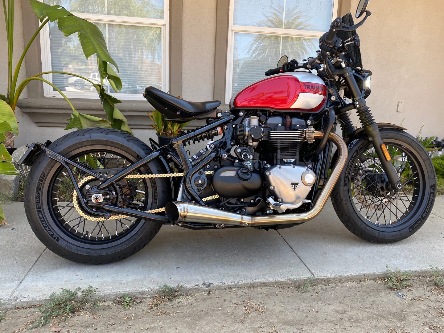 Customer photo review of Triumph Bobber Short Chain Guard - 2017+ - Brogue Moto