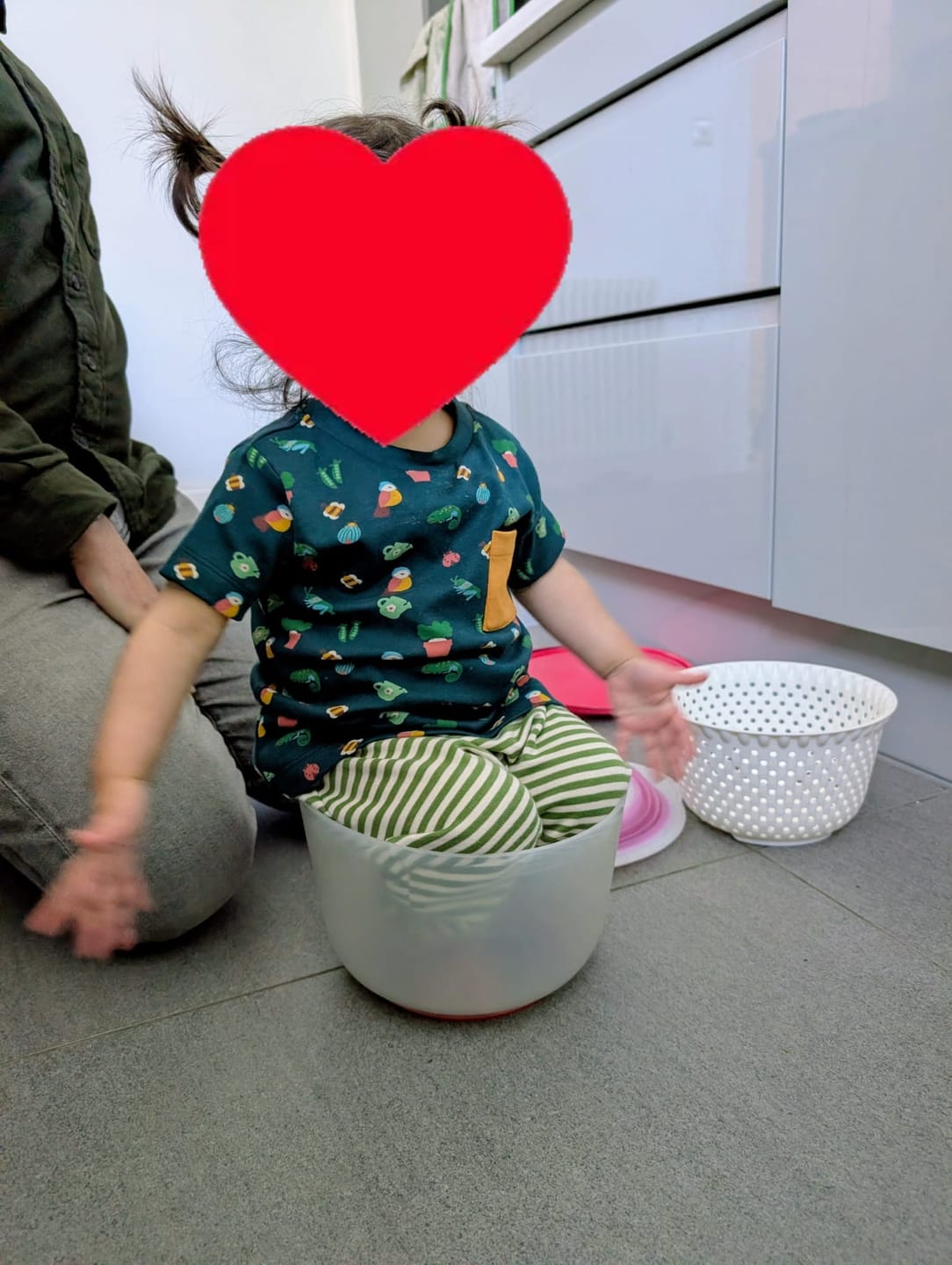 Customer photo review of Spring Garden Organic T Shirt & Jogger Playset