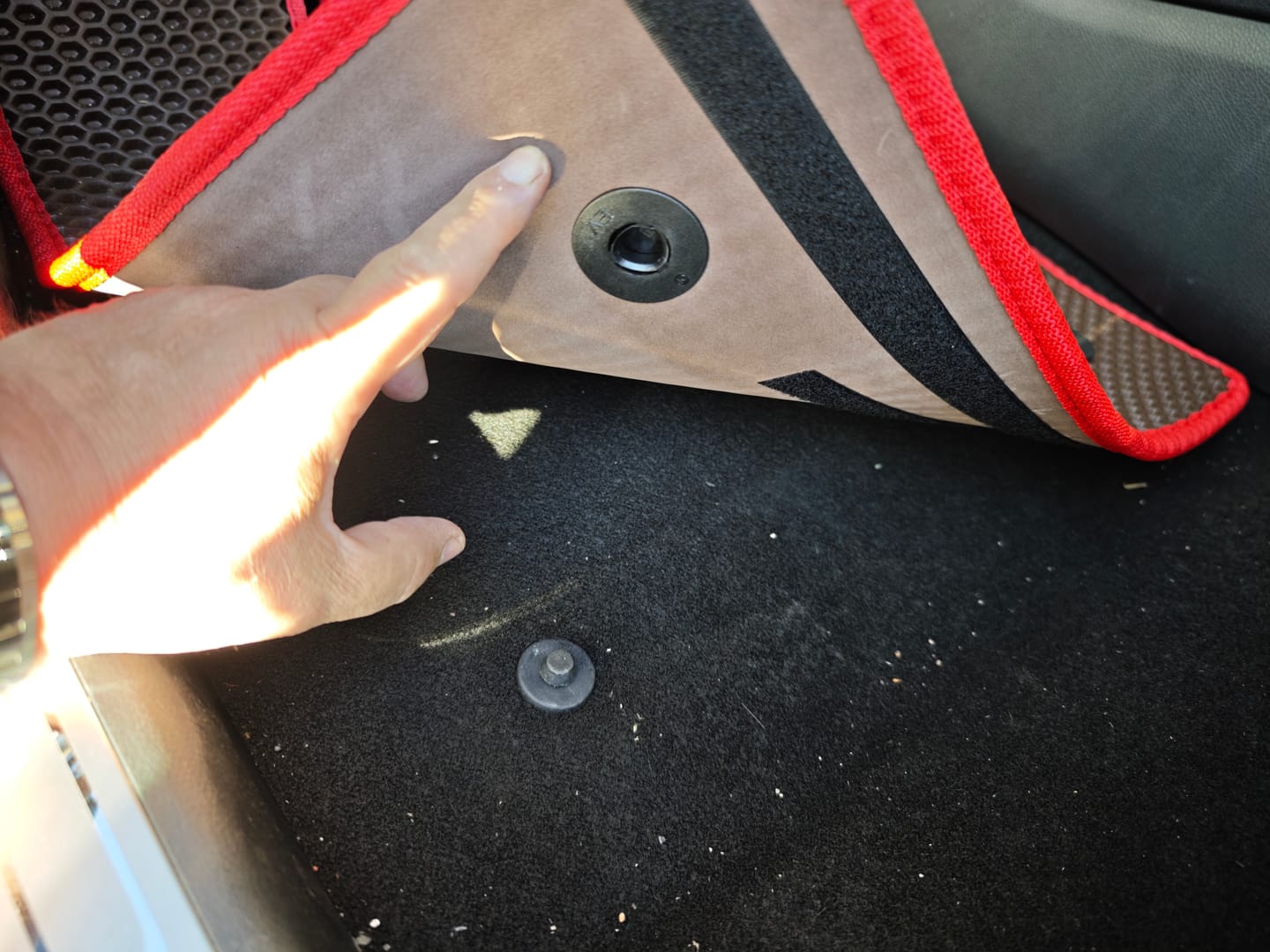 Customer photo review of Auto Fußmatten nach Maß - Komplettset