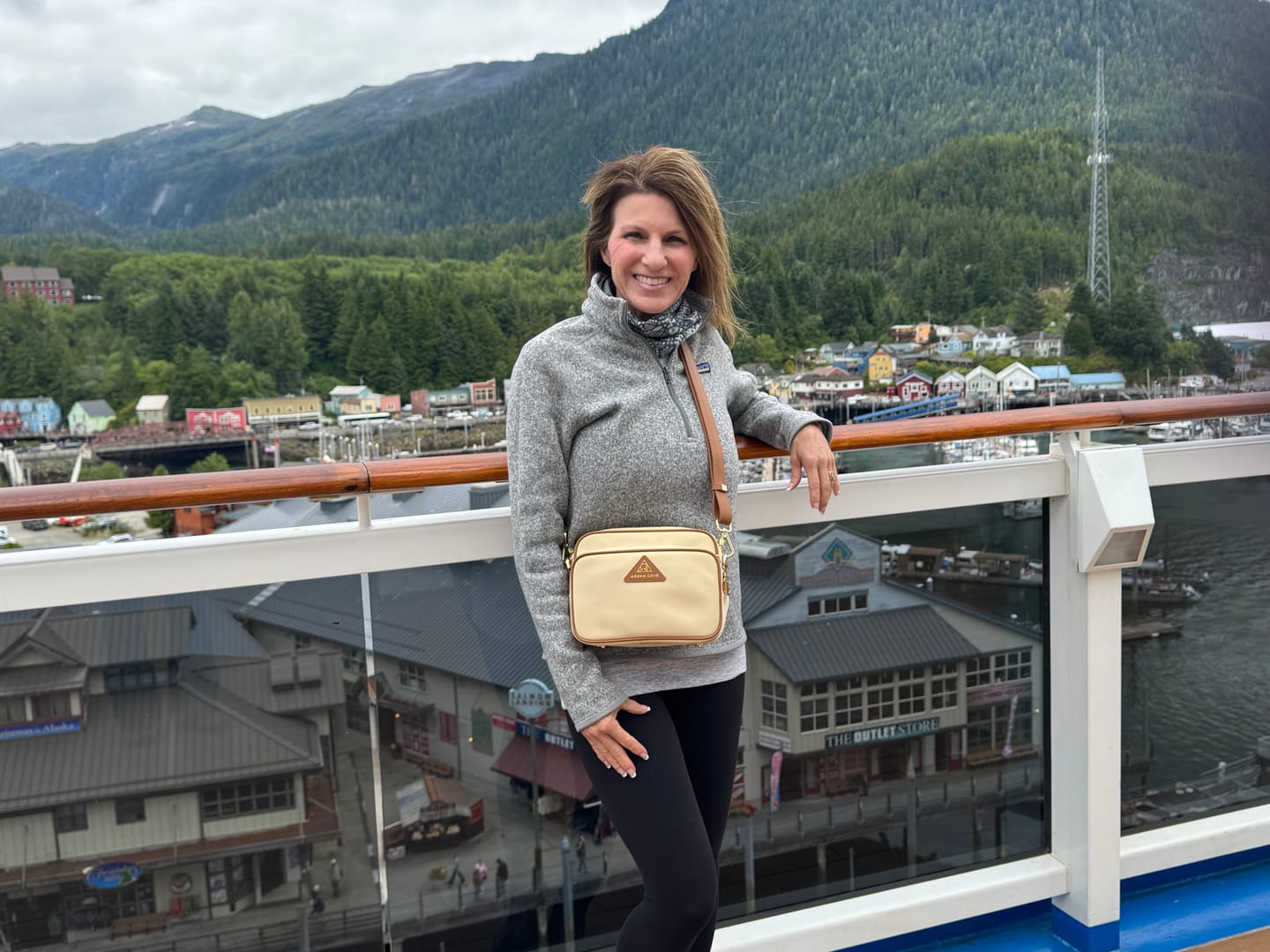 Customer photo review of Crissy Full Crossbody with Locking Clasps Strap