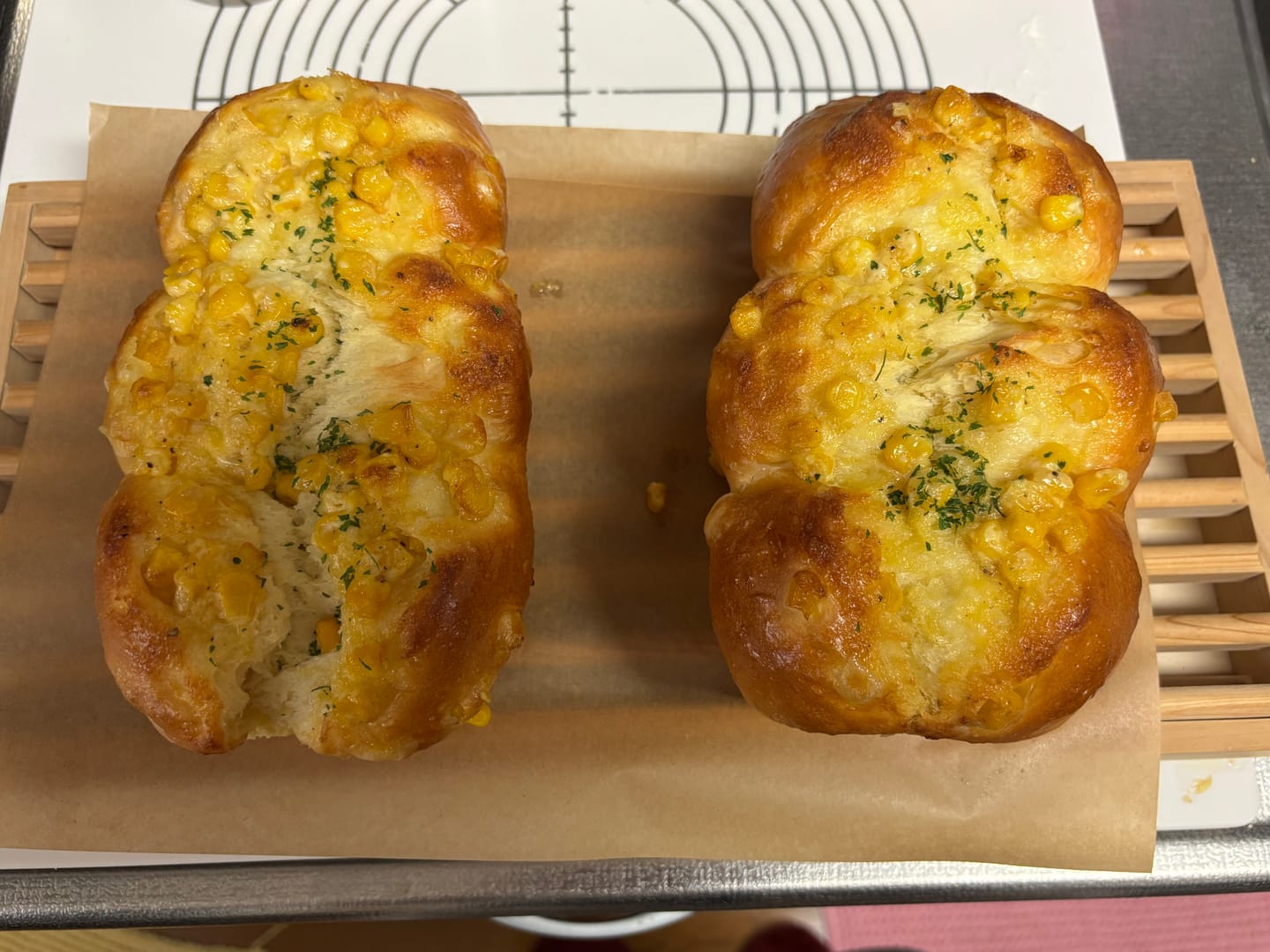 Customer photo review of 九州佐賀県産 はる風ふわり100％ パン用強力粉 1kg【透明パッケージに！】価格改定