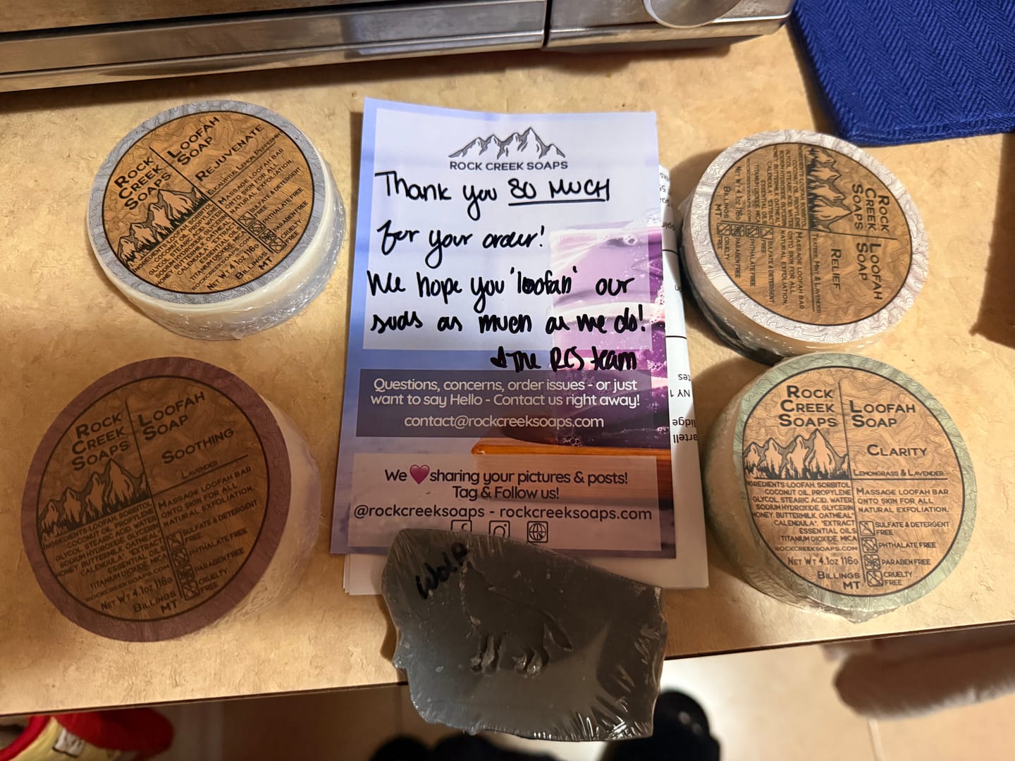 Customer photo review of Loofah Soap | All 4 Essential Oil Collection