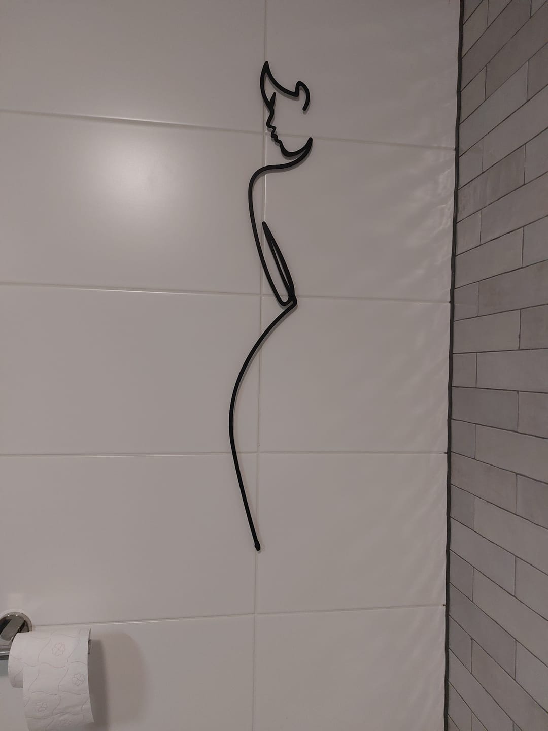 Customer photo review of Décoration Murale en Métal - Élégance minimaliste
