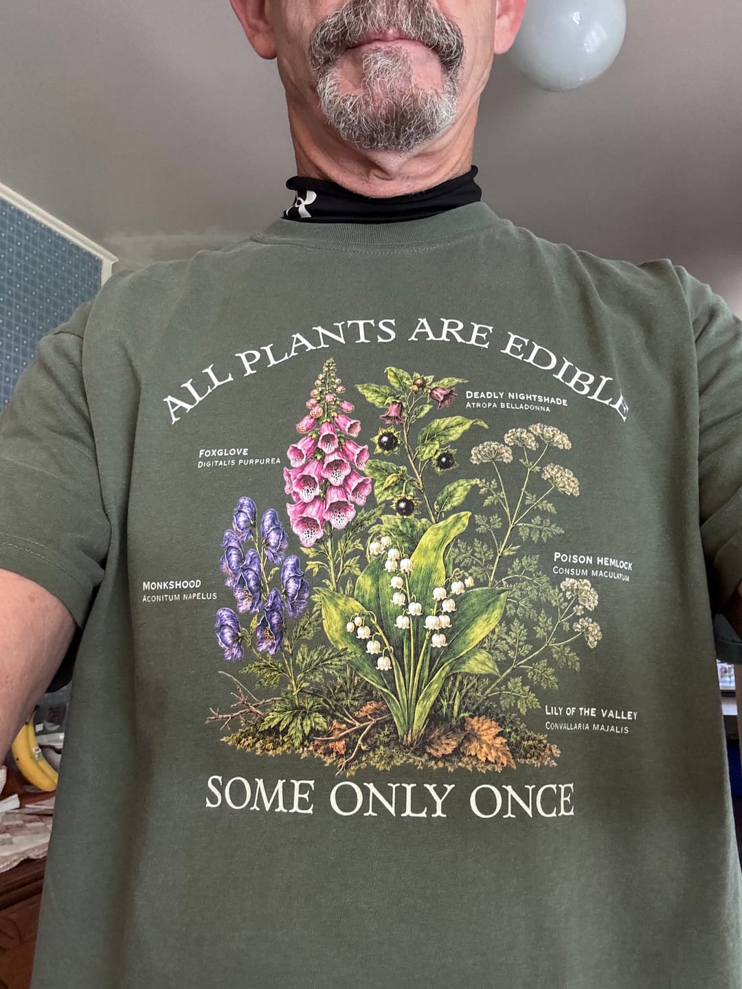 Customer photo review of All Plants Are Edible T-Shirt