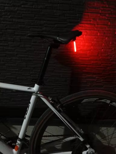 Customer photo review of Luz trasera de bicicleta con iluminación en cascada
