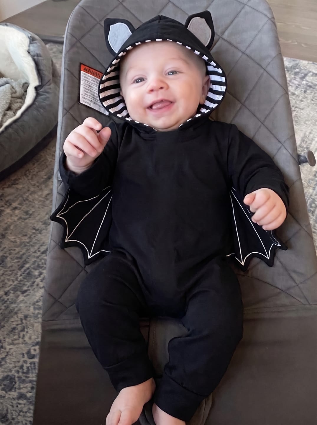 Customer photo review of Baby Bat Costume