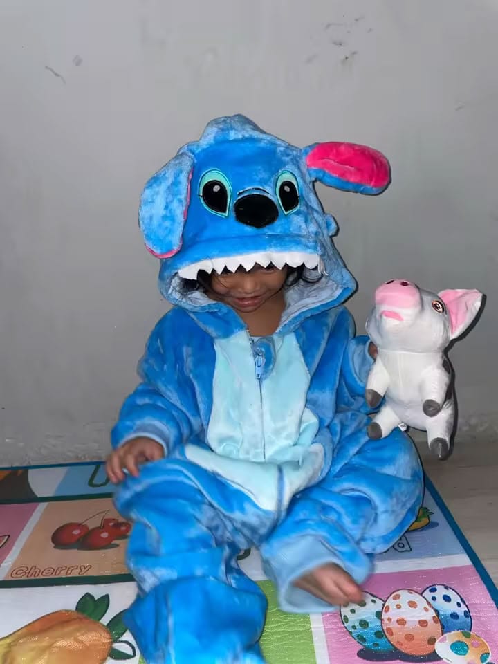 Customer photo review of Grenouillère Bébé Stitch