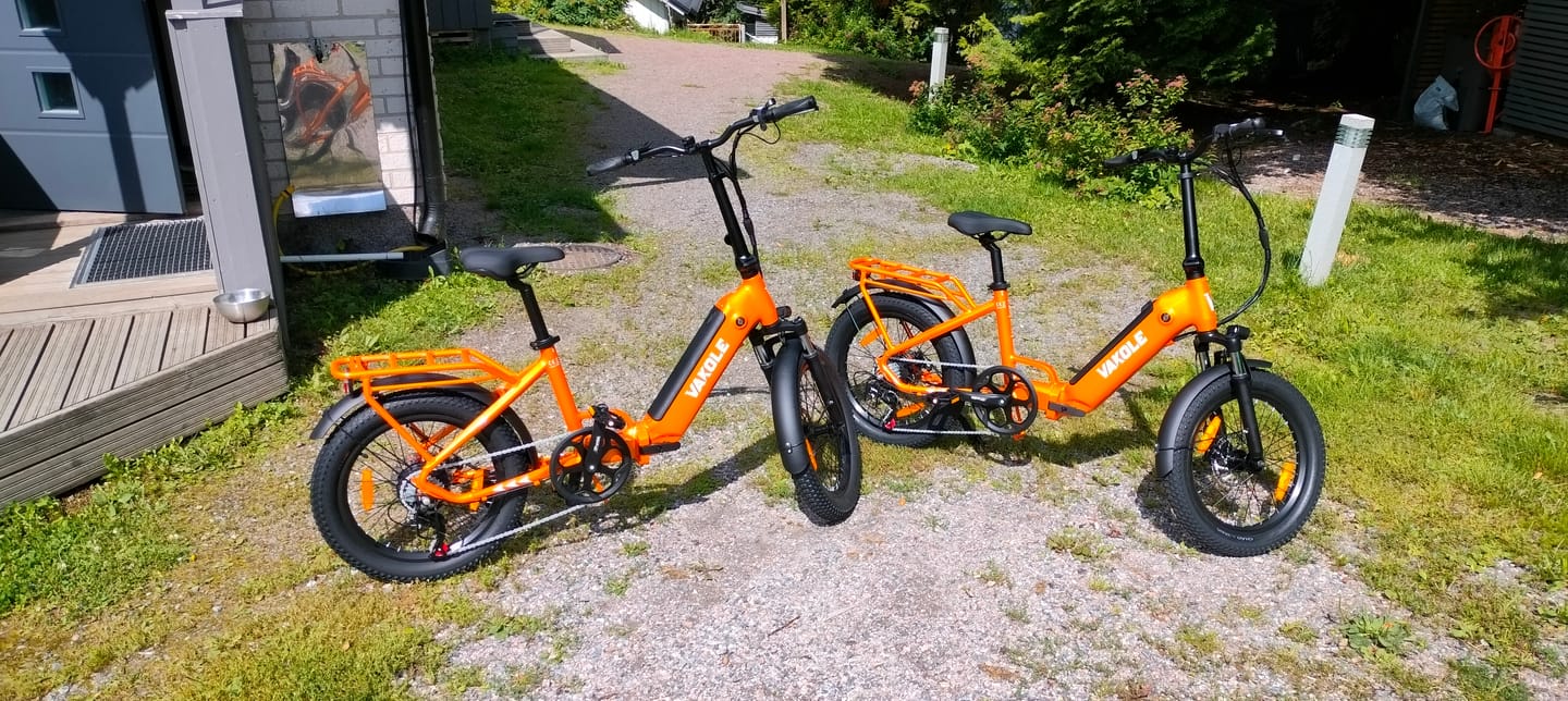 Customer photo review of Vakole VT4 250W 20" Foldable Electric Bike 468Wh Compact Step-through E-bike 36V 13Ah Battery