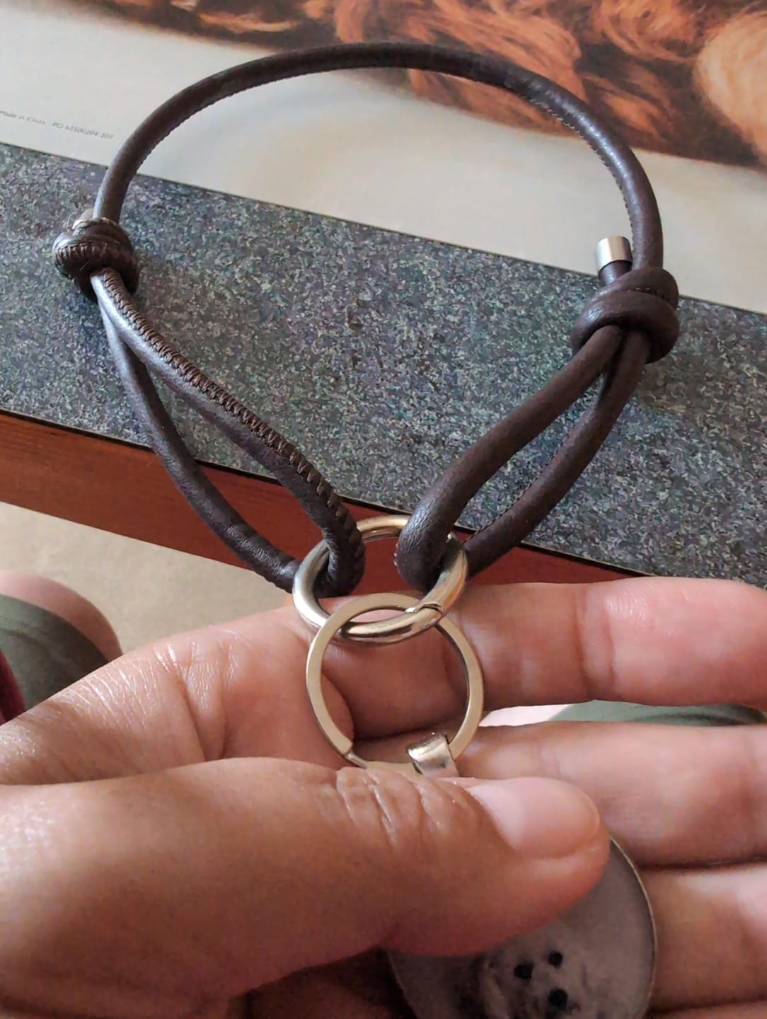 Customer photo review of Verstellbares Markenhalsband Nodi