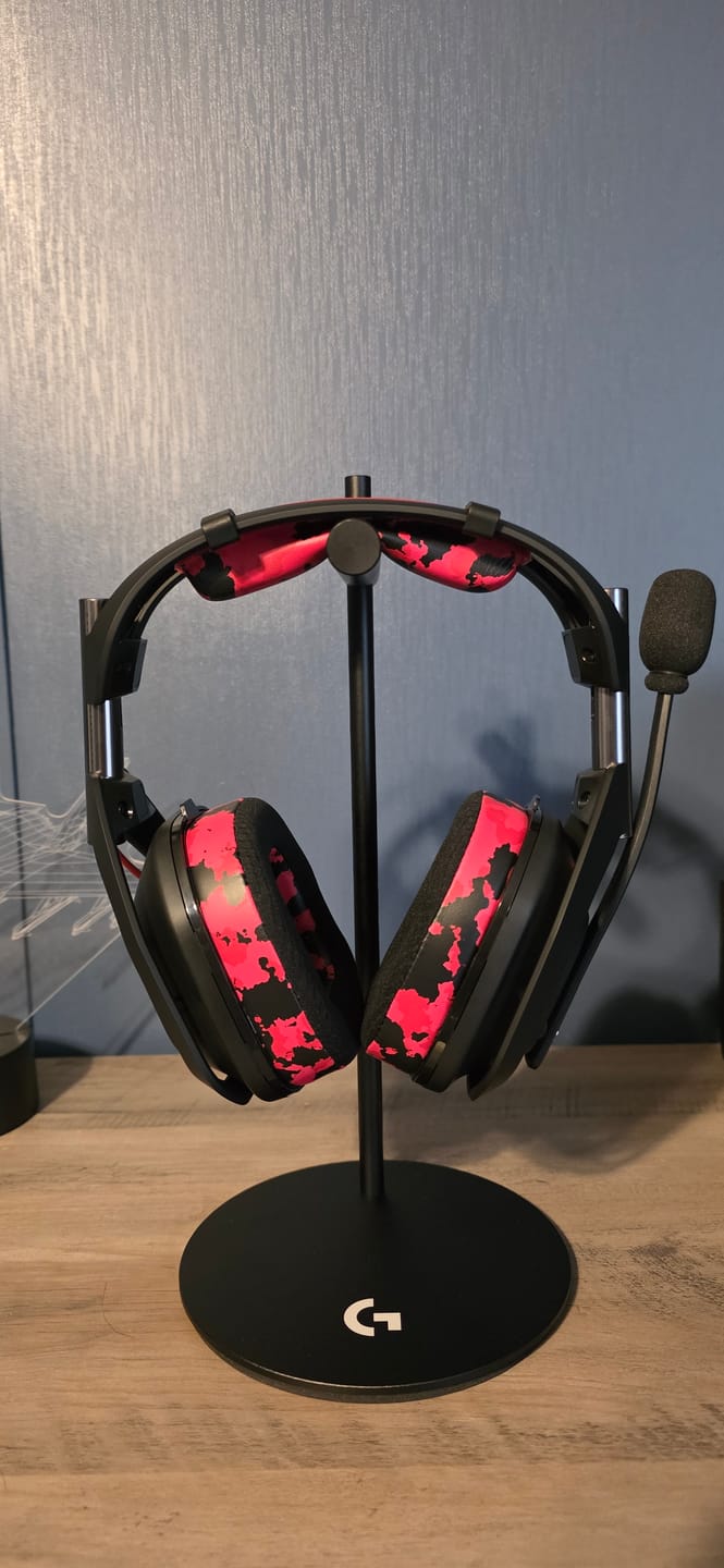 Customer photo review of Astro A50 Headband & Earpad Upgrade Kit – WC Mod Kit A50