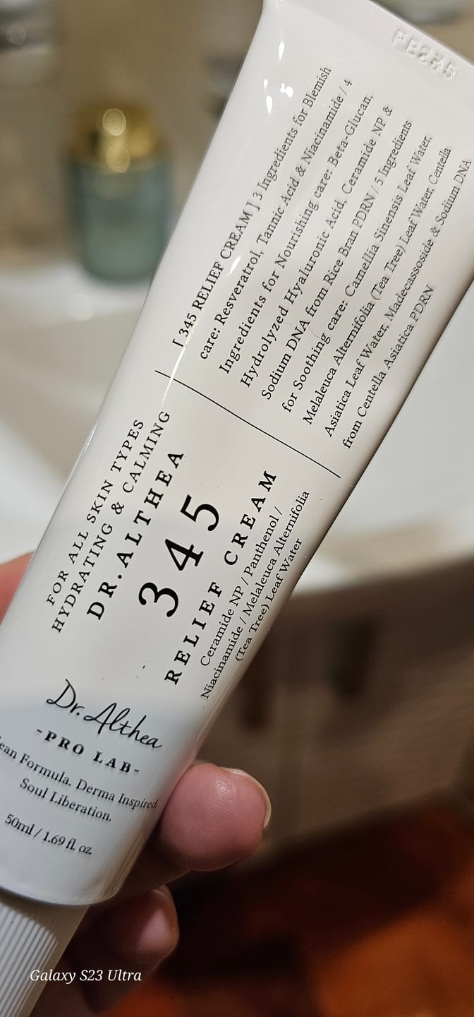 Customer photo review of Nomierinošs krēms ar resveratrolu Dr. Althea 345 Relief Cream