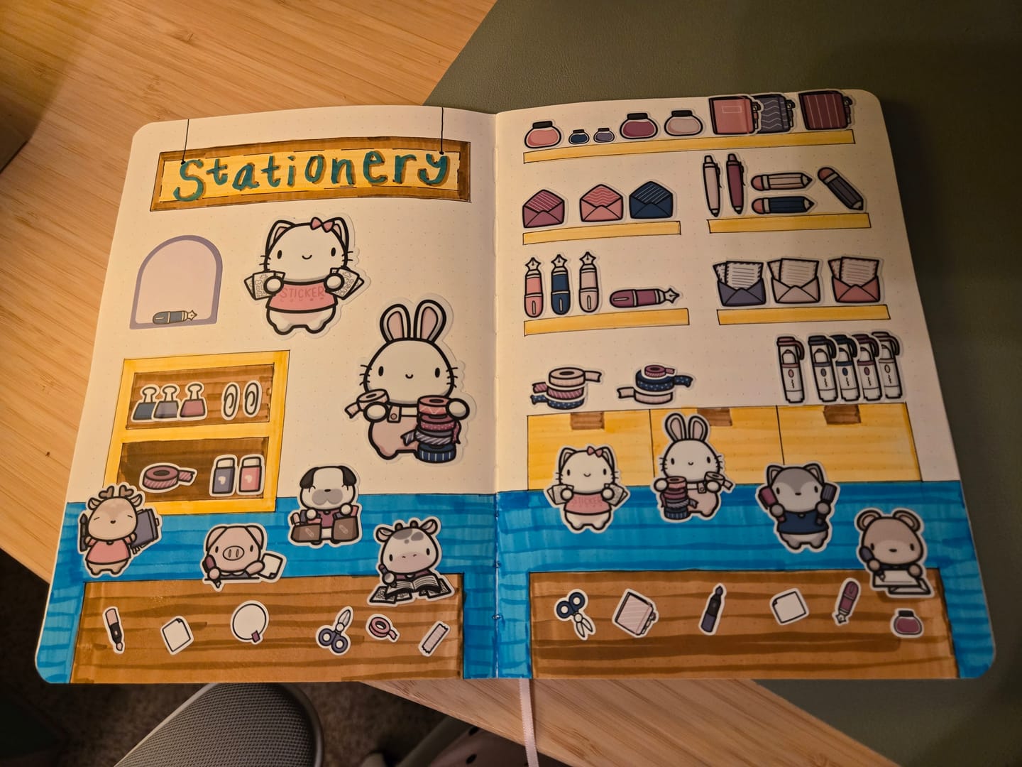 Customer photo review of Stationery Buddies Sticker Set