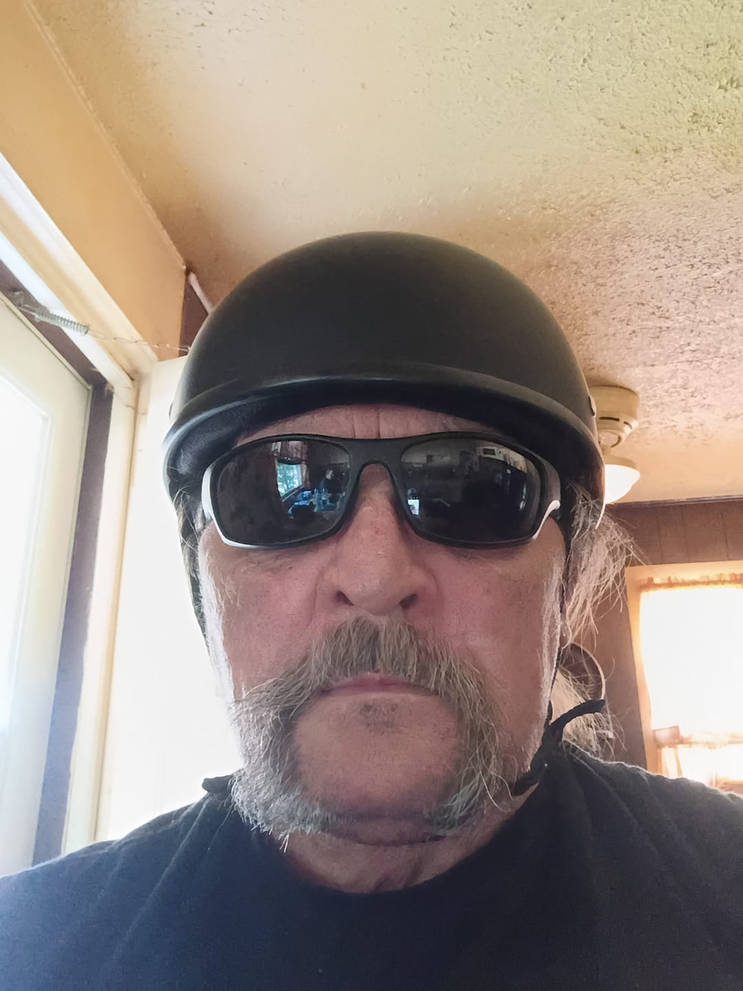 Customer photo review of Smallest & Lightest DOT Beanie Helmet - Matte Black