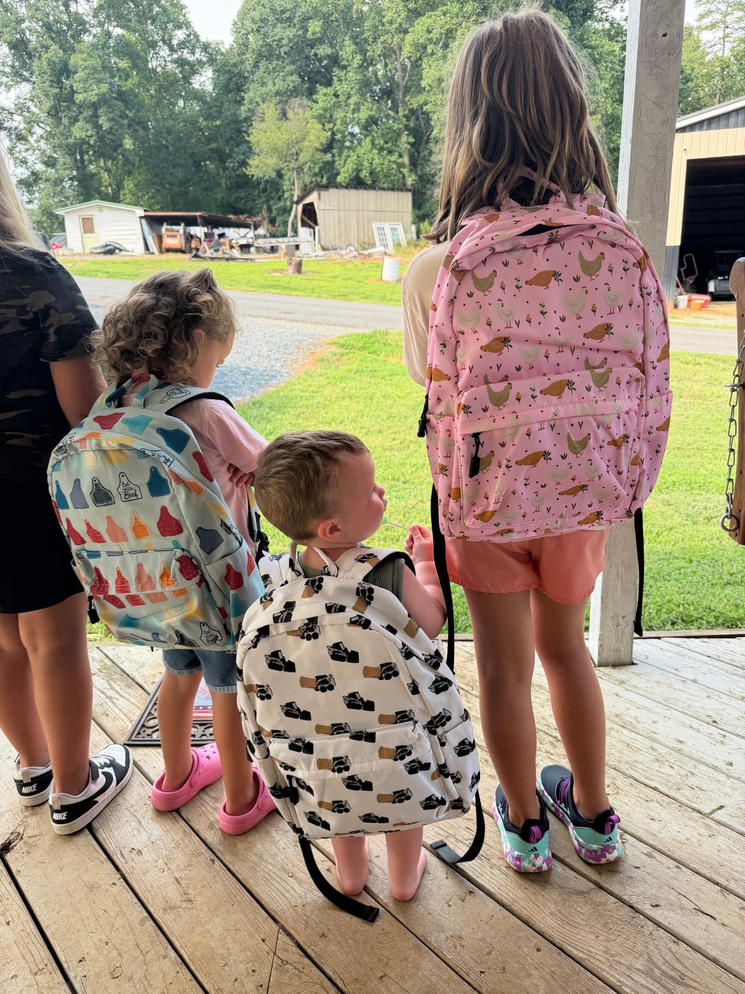 Customer photo review of Classic Skid Loader Backpack