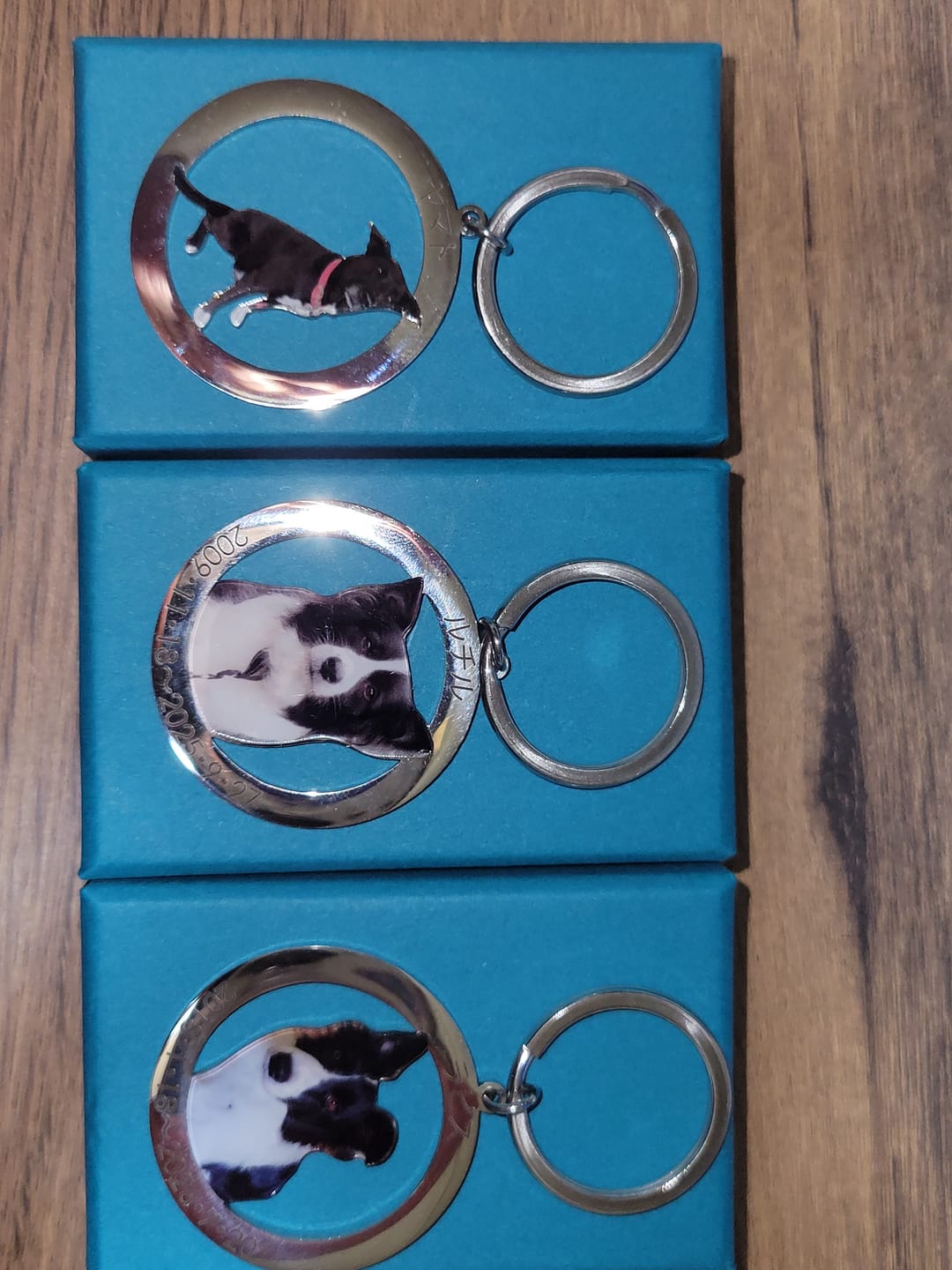 Customer photo review of 世界にひとつだけ♪好きな写真で作るオリジナルキーホルダー（文字入れ無料）