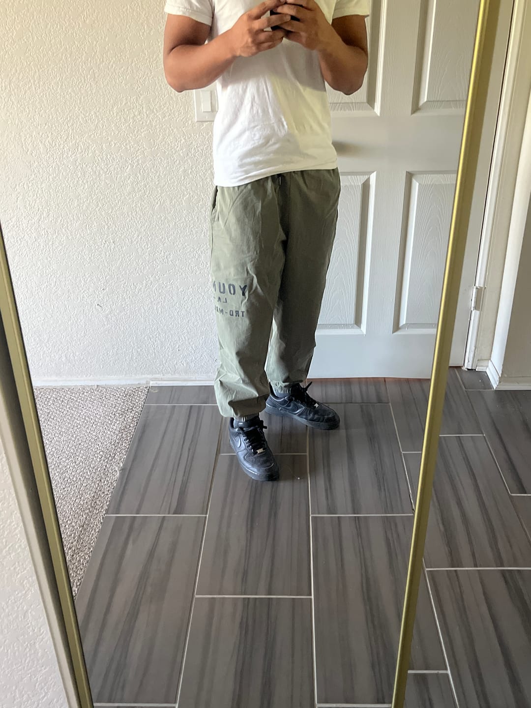 Customer photo review of 2162 - Elevated Pump Cover Joggers