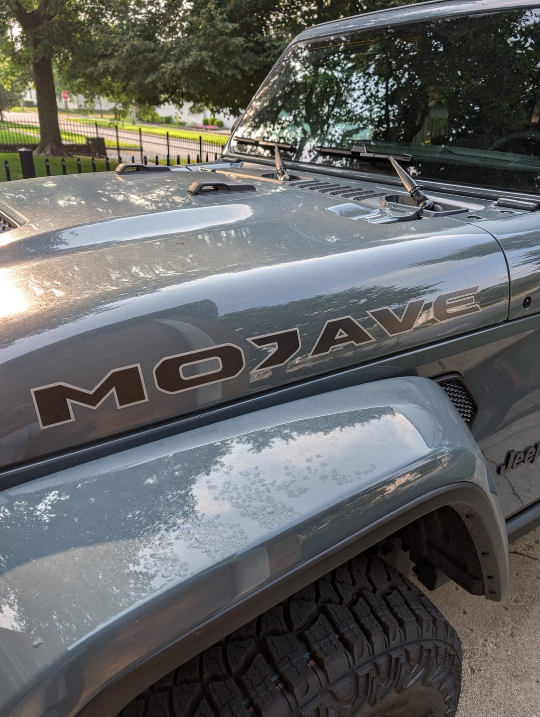 Customer photo review of Hood Lettering | Set of 2