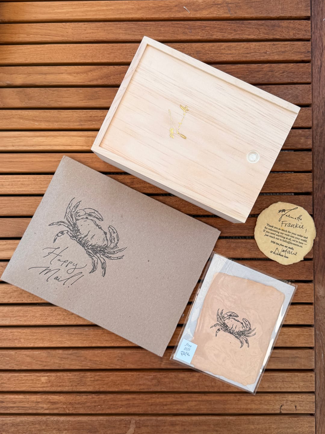 Customer photo review of free gift with first order