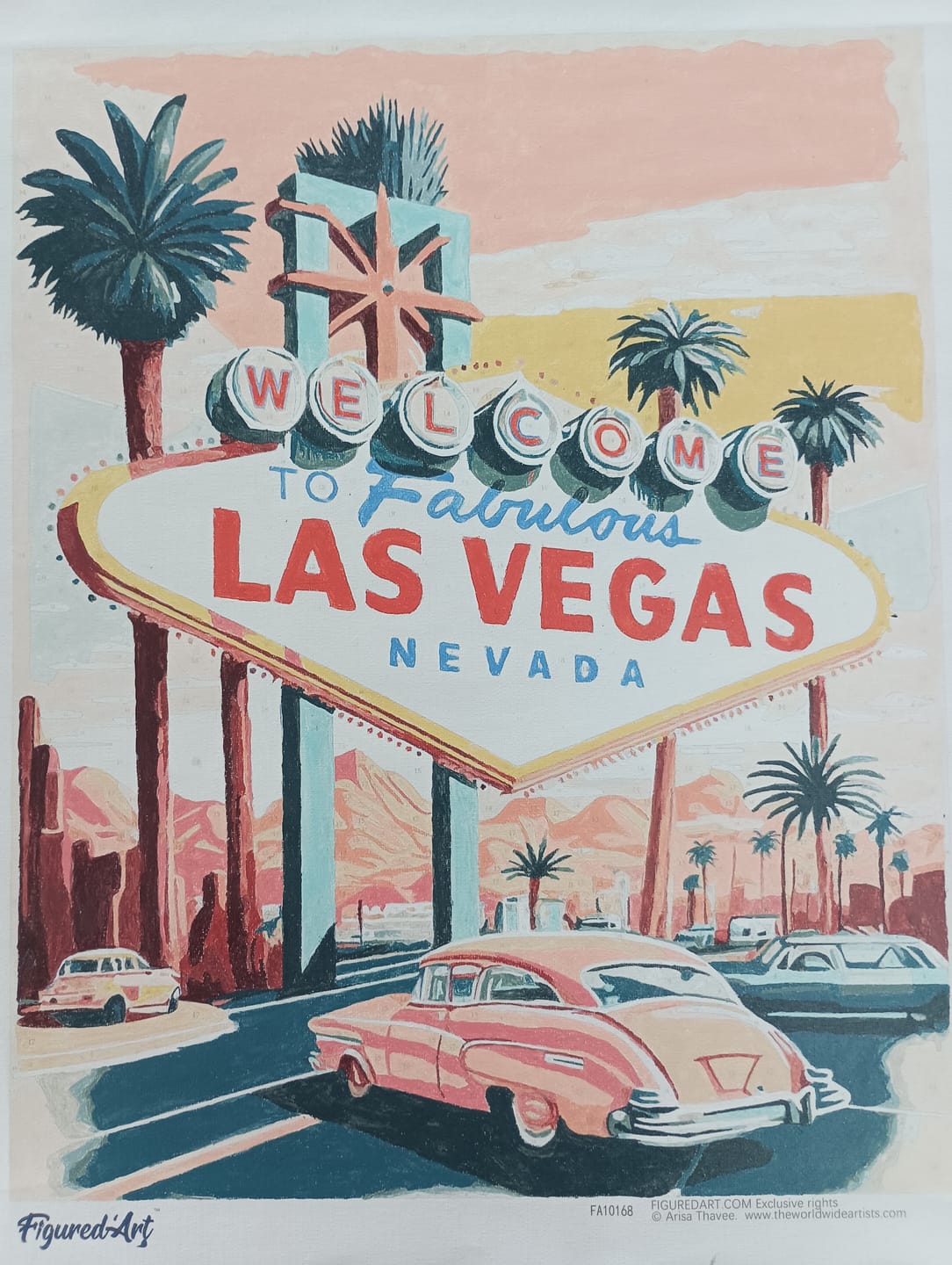 Customer photo review of Affiche Vintage Las Vegas