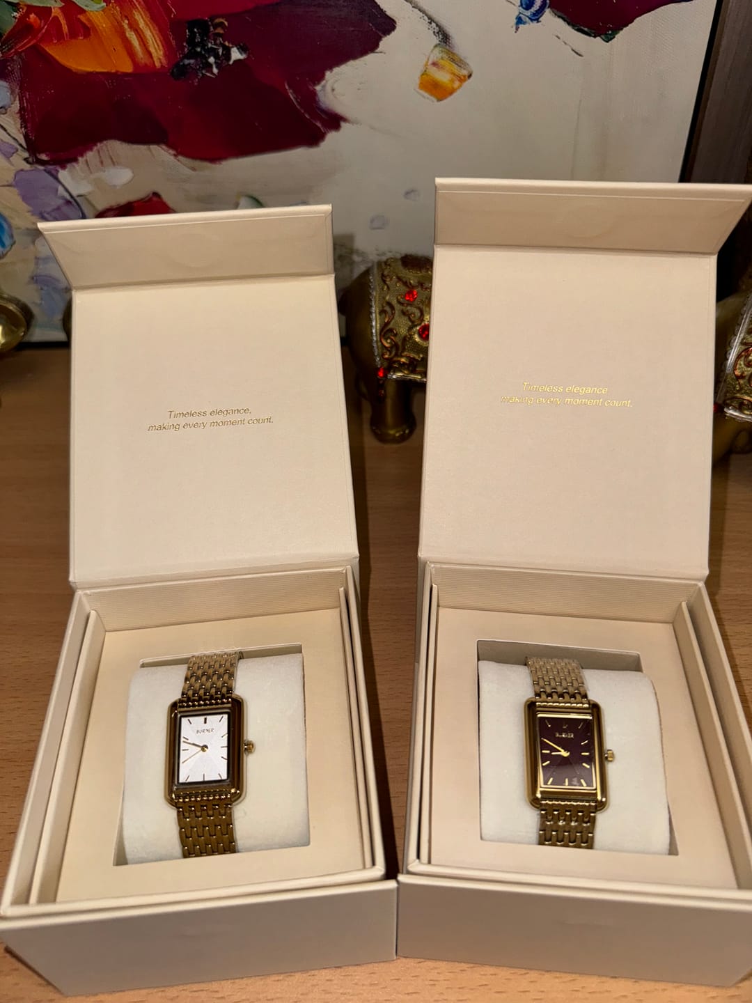 Customer photo review of Olivia Gold White