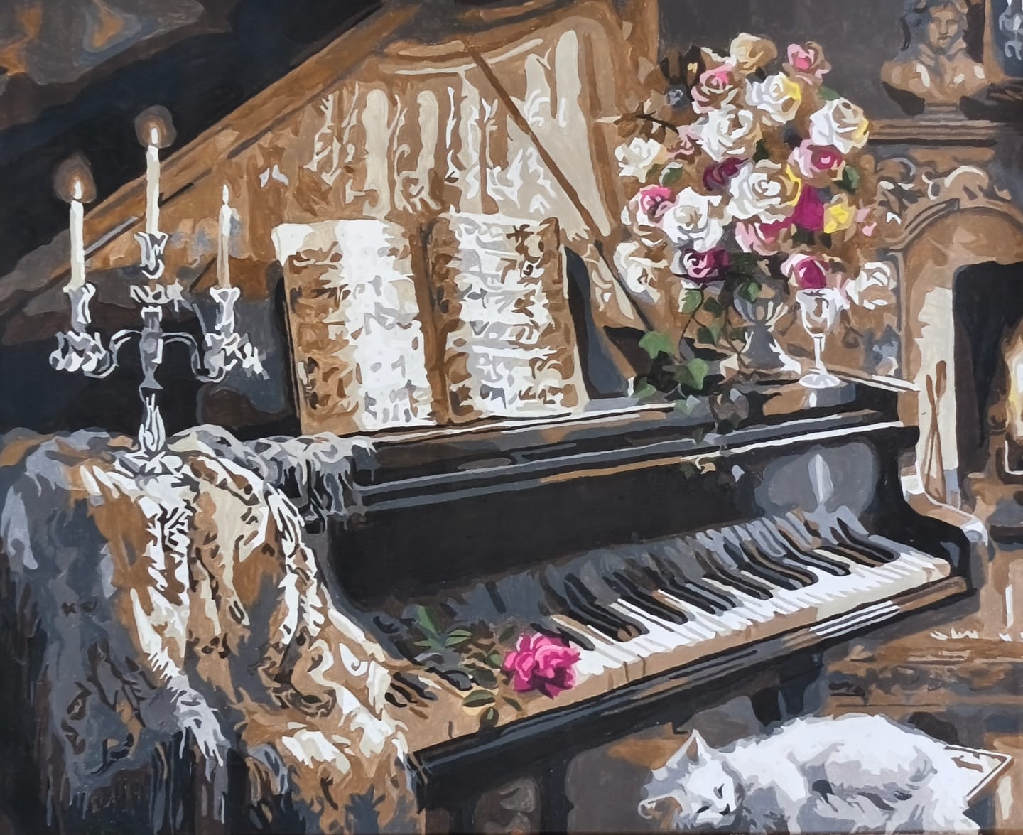 Customer photo review of Piano au salon