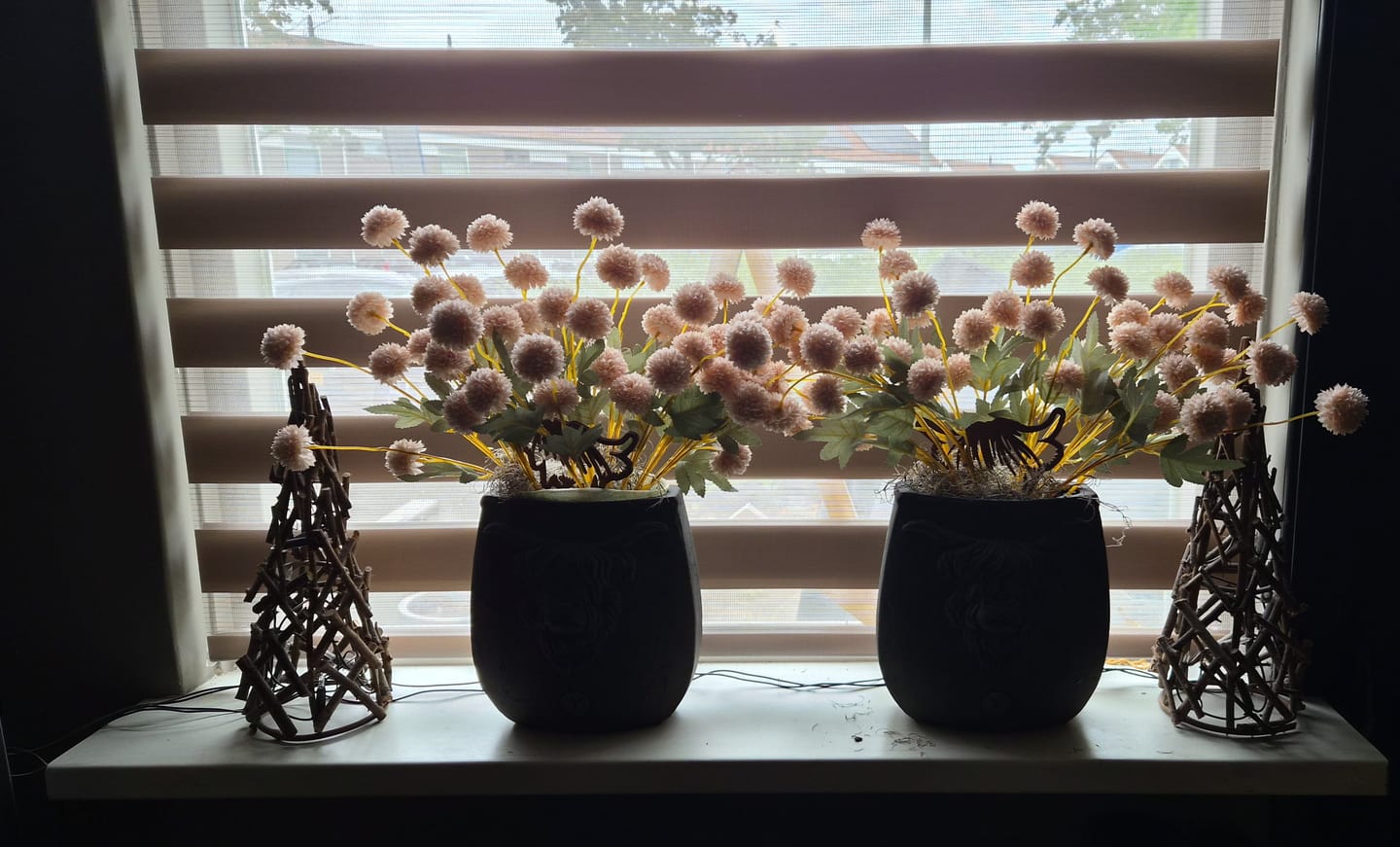 Customer photo review of Zijden Kiku Bloemen - Crème