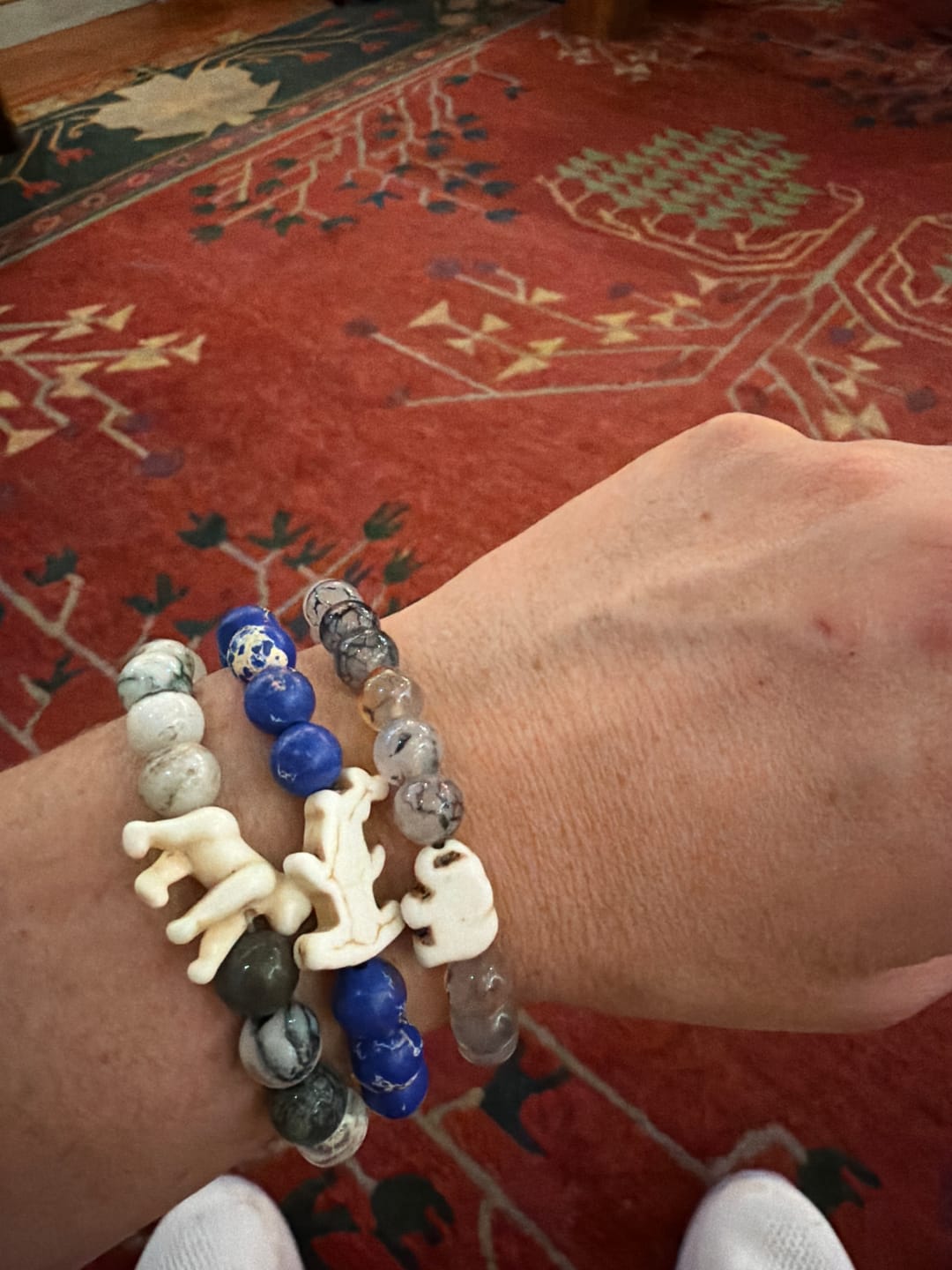 Customer photo review of The Shark Week Bracelet