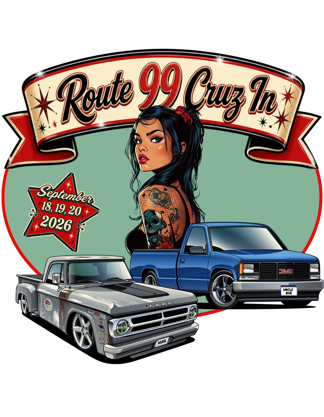 Customer photo review of Custom Drawing Style Race Car