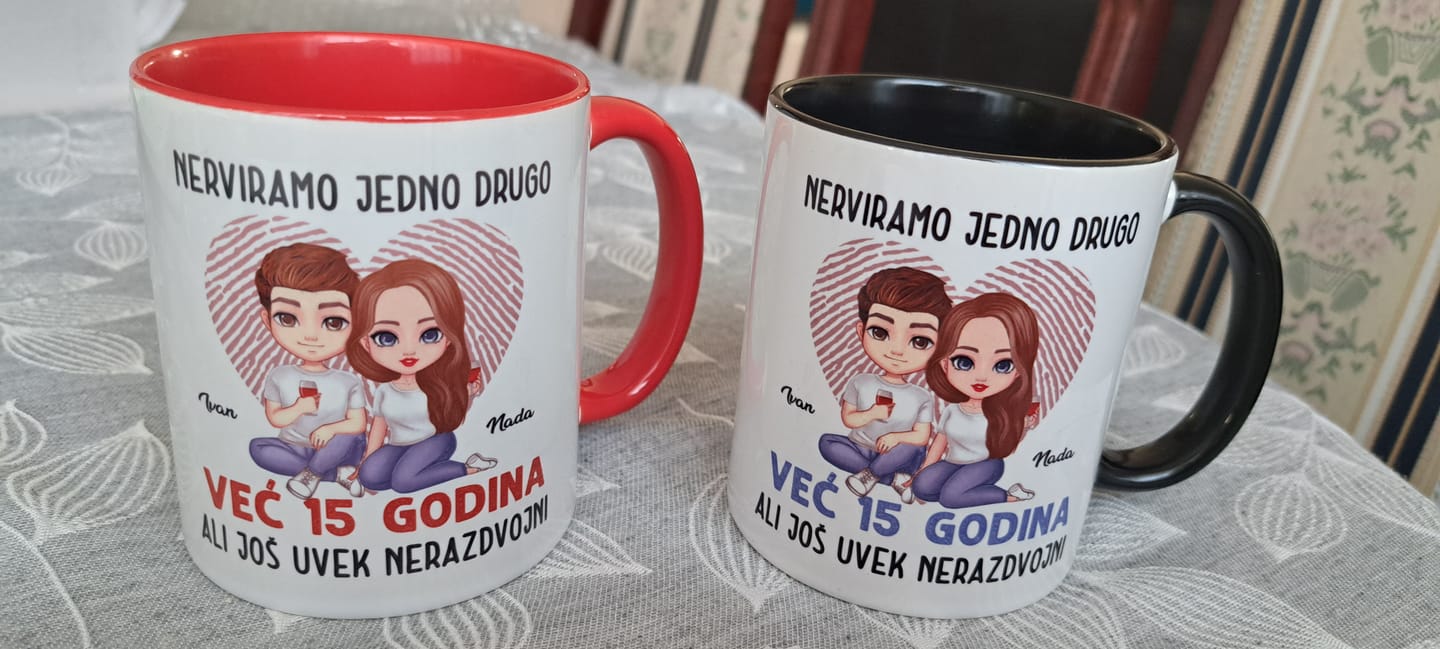 Customer photo review of Nerviramo jedno drugo - Lutke -Šoljica