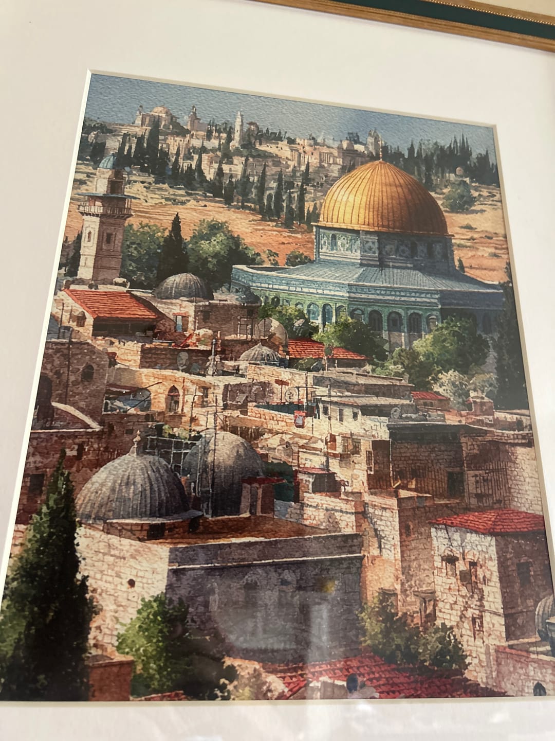 Customer photo review of Palestine, Palestine – Watercolor Art Print