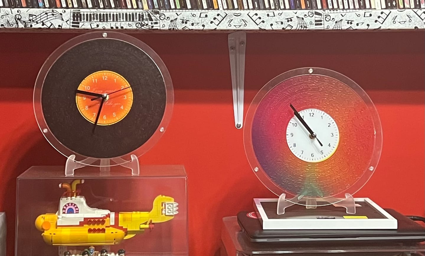 Customer photo review of DIY Acrylic Puzzle Clock Kit - Classic Black