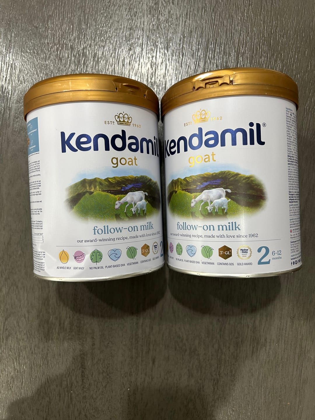 Customer photo review of Kendamil UK Stage 2 Goat Milk Formula 800g