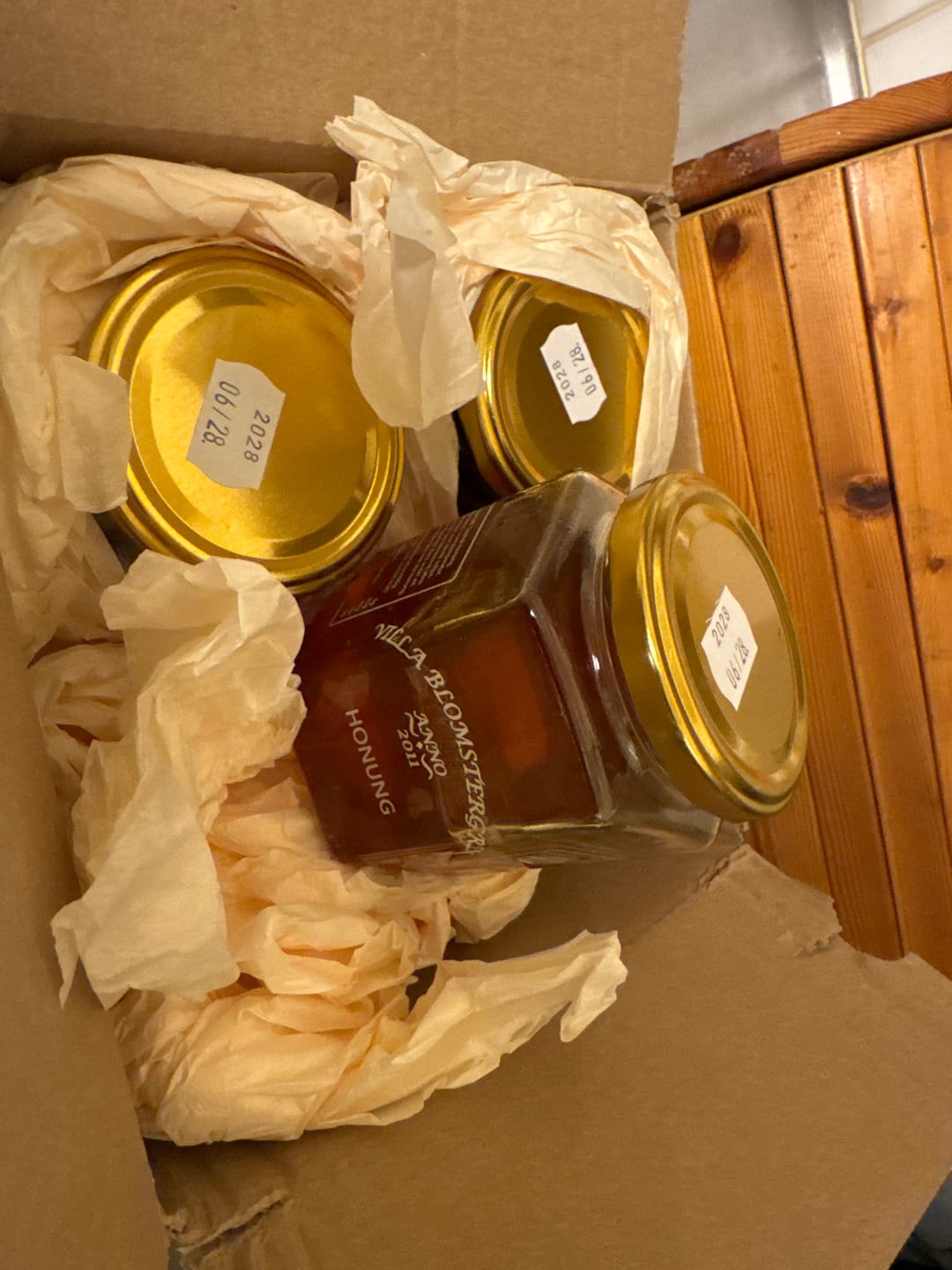 Customer photo review of Flytande honung 2 kg (4×500 g) – Svensk RAW honung