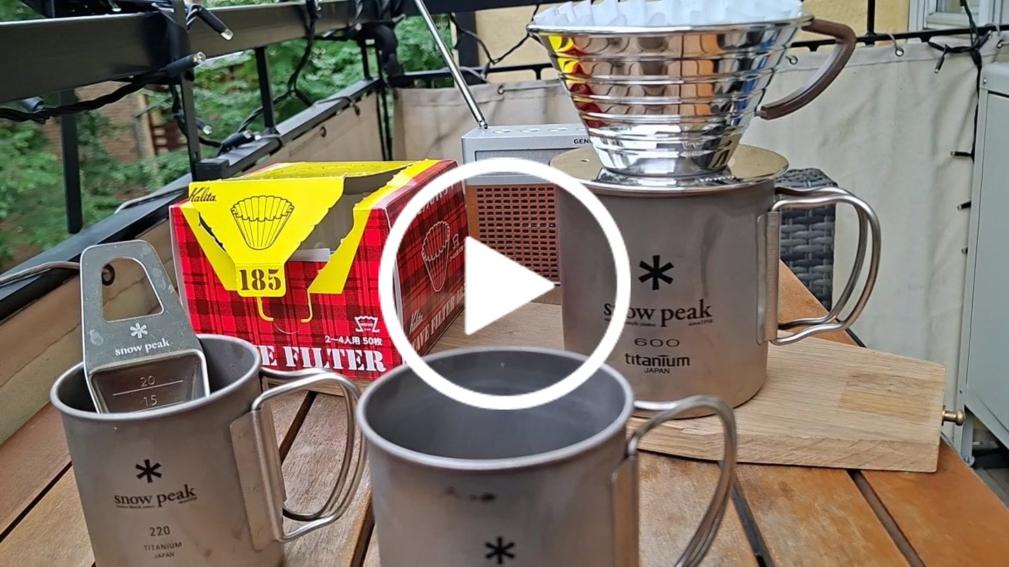 Customer video review of Snow Peak Ti-Single Cup, 600 ml