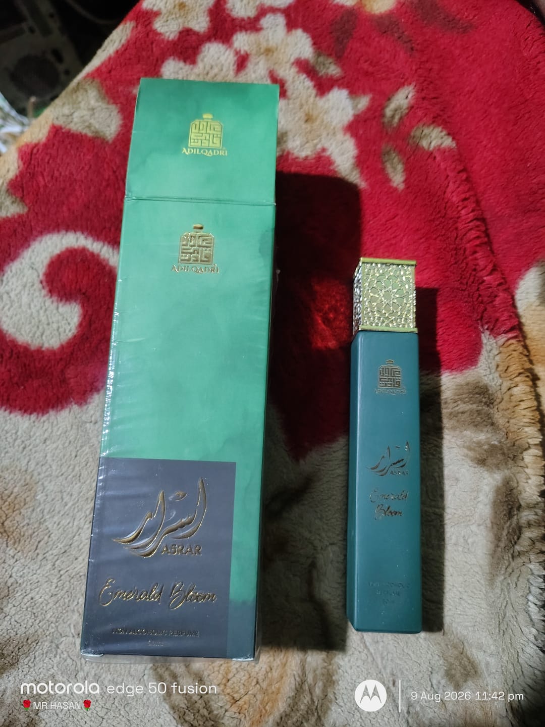 Customer photo review of Asrar Emerald Bloom Non Alcoholic Perfume Spray 50ml