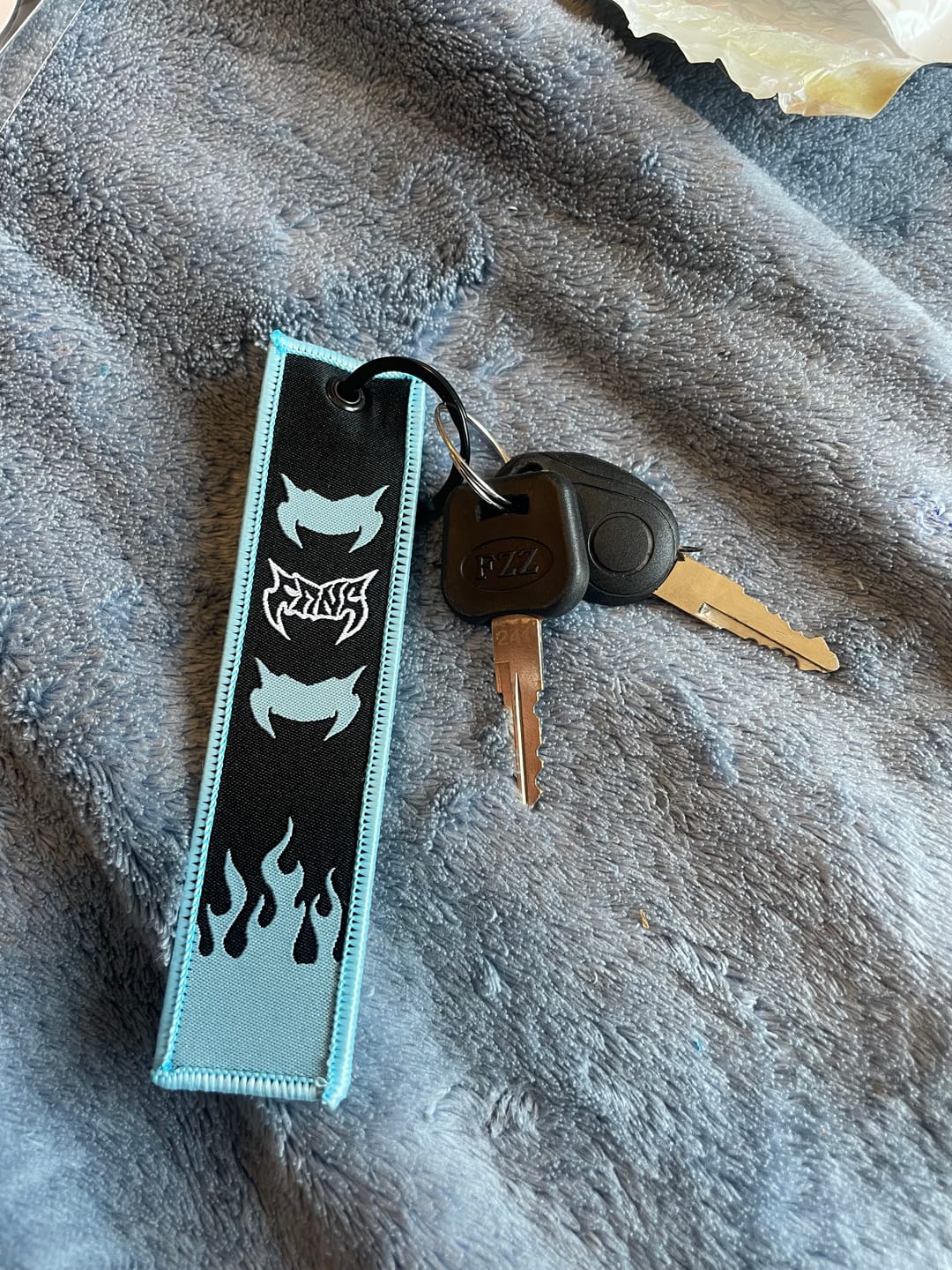 Customer photo review of Fangmoto Keychain Keytags (All Colors)