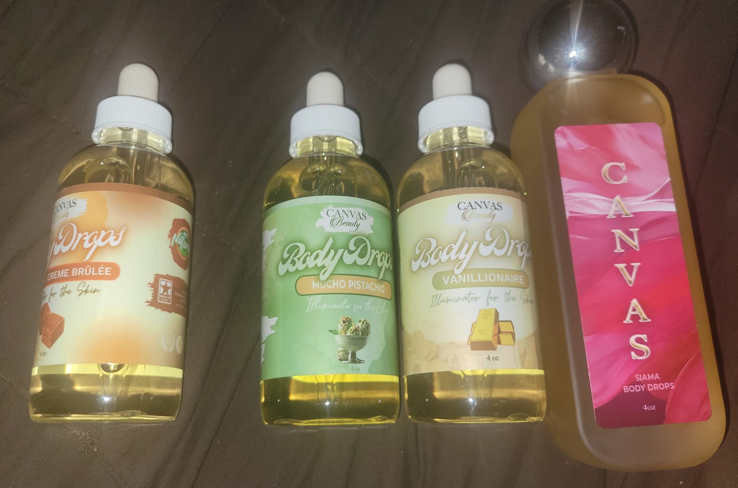 Customer photo review of (NEW) BODY DROPS: MUCHO PISTACHIO