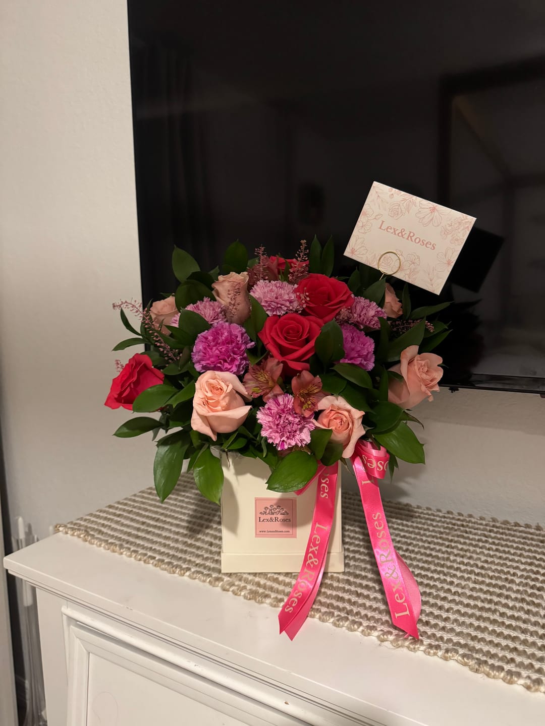 Customer photo review of Lexi Box - Pink & Hot Pink