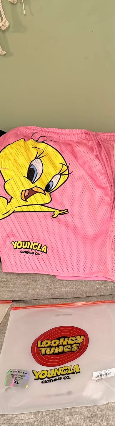 Customer photo review of 1098 - Looney Tunes Basketball Shorts