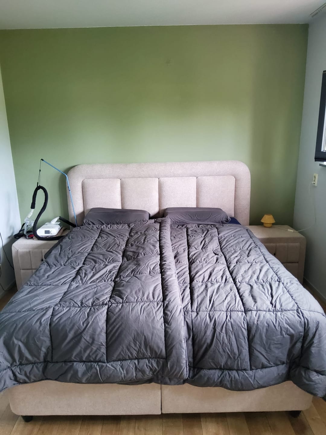 Customer photo review of Boxspring met opbergruimte Velar