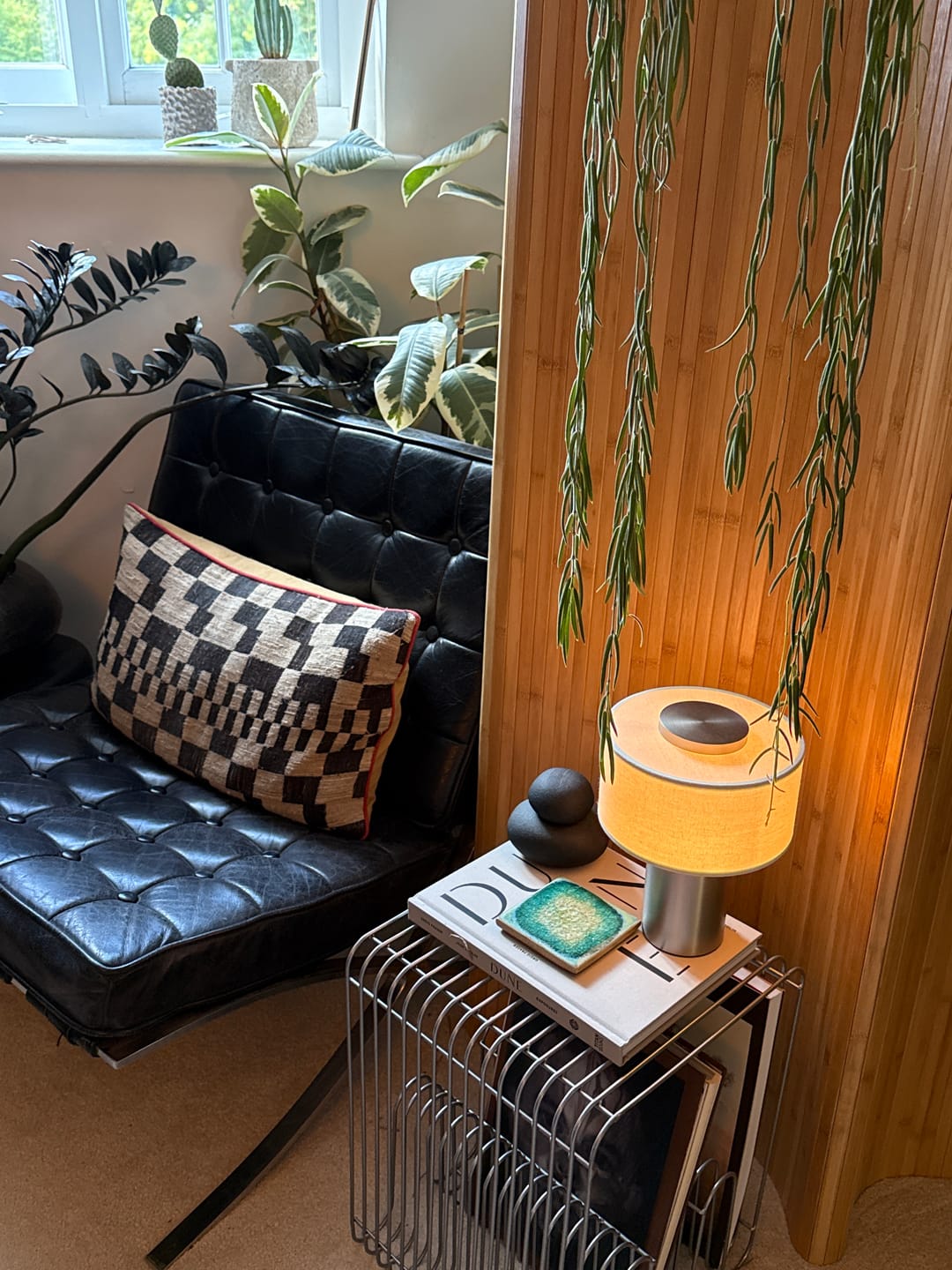 Customer photo review of Auríe Portable Lamp | Satin Aluminium
