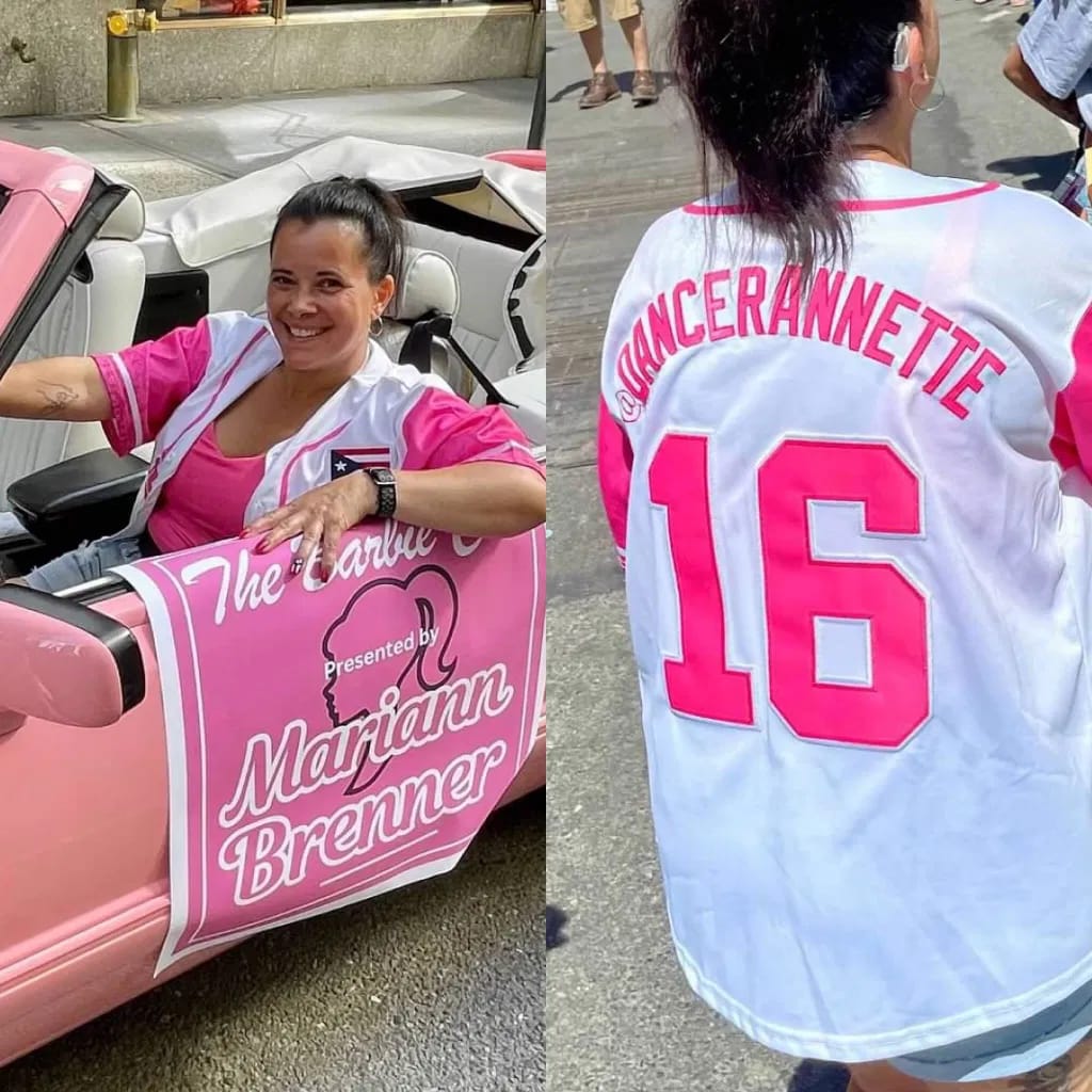 Customer photo review of Puerto Rico Heritage Custom Baseball Jersey