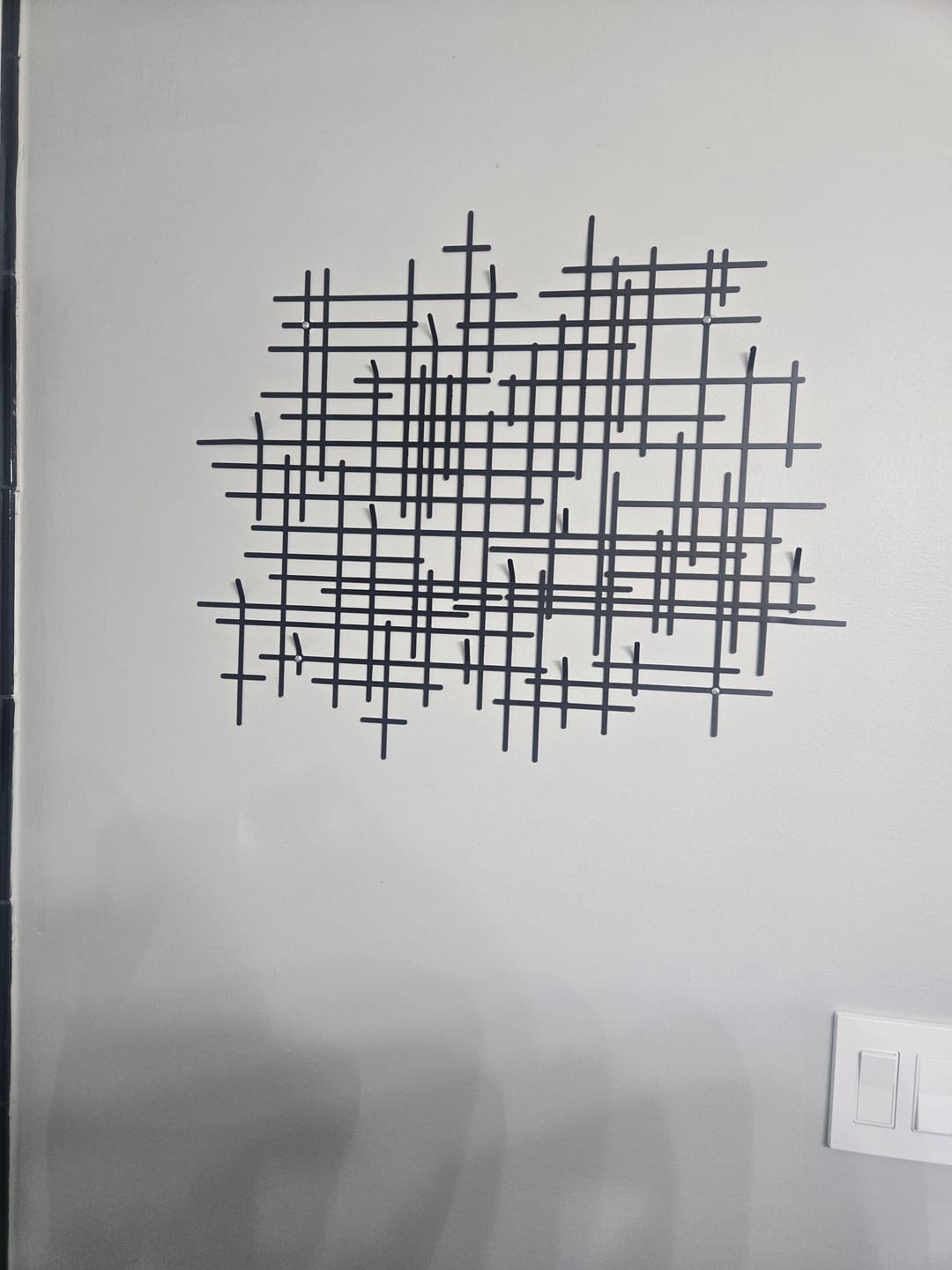 Customer photo review of Modern Abstract Coat Rack